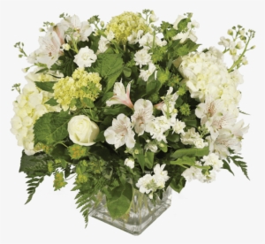 White Satin, Large - Bouquet #846622