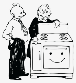 Cartoon Eyes Looking Down Clip Art Source - Shop Assistant Clipart Black And White #846862