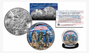 Defenders Of Freedom U - John Wayne Americana Dollar Coin #846929