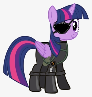Alicorn, Big Boss, Crossover, Digital Art, Edit, Eyepatch, - Twilight Sparkle #847823