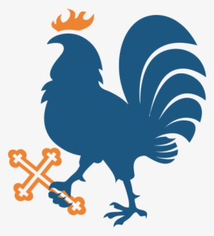 It Is An Image Of Peter's Failure And Jesus Christ's - Rooster With Cross #848122