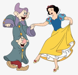 Dwarf Clipart Dancing - Snow White Dwarfs Dancing #848425
