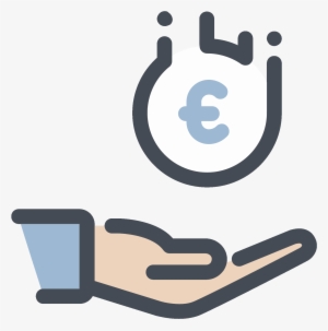 Empfange Euro Icon - Receive Money Icon Png #848546