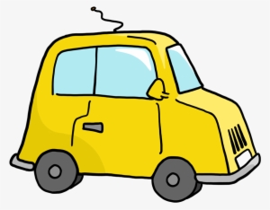 Bean People Clipart - Car Clip Art Yellow #848823