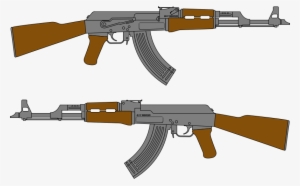 Ak 47 Png - Ak 47 Drawing Png #848958