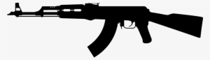 Guns Silhouette Cliparts - Ak 47 Silhouette #849466
