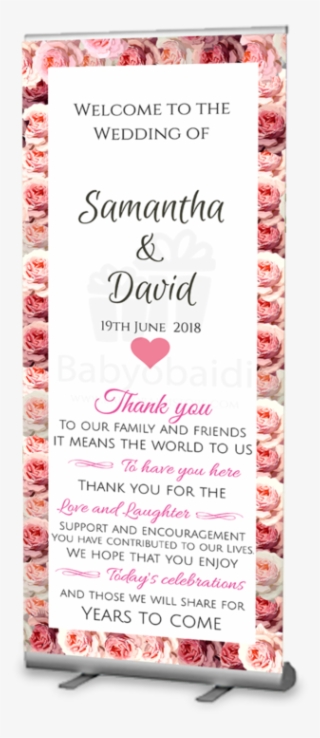 [wedding Welcome Banner] - Wedding Welcome Banner Design #8400045