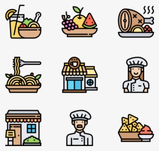 Restaurant - Human Icon Color Png #8400071