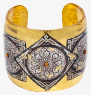 Gold Leaf Moors Cuff - Bangle #8400549