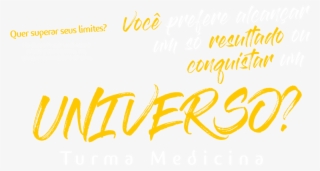 Um Resultado Ou Um Universo - Calligraphy #8401770