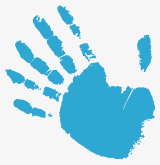 Pegatina Fringe Mano 6 Dedos - Huella De Mano Png #8402142