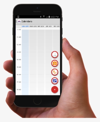 Gestion De Tu Cartera En La Palma De La Mano - Mano Con Iphone Png #8402316