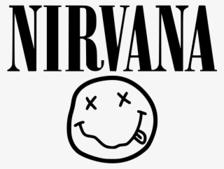 “transparent Nirvana Logo ” - Band Logos Black And White #8402489