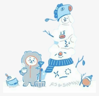 Bt21 Sticker - Bt21 Let It Snow #8403232
