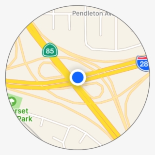 Tapping The Blue Dot Will Give You The Current Conditions - Circle #8403964