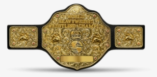 Big Gold Belt - Wcw Heavyweight Championship Belt #8404125