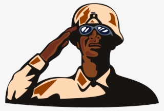 Soldier Saluting Clipart - Salute #8404553