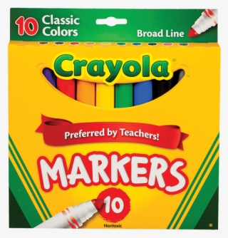 Markers-png - Crayola #8404940