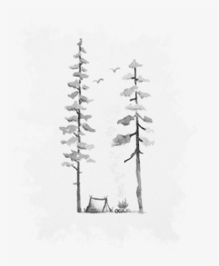 Tree-sketch - Tattoo Inspiration Simple #8405342