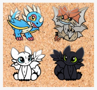 How To Train Your Dragon Pins - Cartoon #8405512