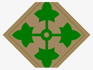 Army Clipart Army Star - 4th Id Logo #8405659