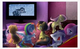 Applejack, Bambi, Crossover, Exploitable Meme, Fluttercry, - Mane 6 Crying #8406360