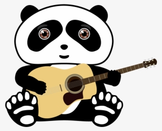 Giant Panda T-shirt Red Panda Guitar #8406954 Giant Panda T-shirt Red Panda Guitar #8406954