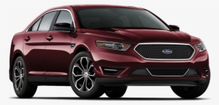 Red 2019 Ford Taurus On White - 2019 Ford Taurus Sho #8407103