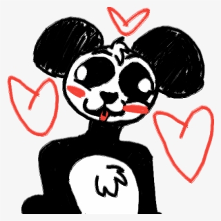 Derpy Cute Panda Lol - Heart #8407611 Derpy Cute Panda Lol - Heart #8407611