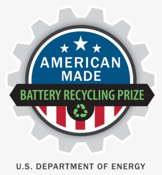 American Made Lithium Ion Battery Prize Logo - Label #8408194