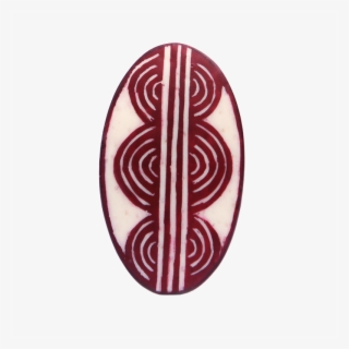 Oval Wave Red Ring - Circle #8409038