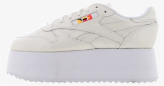 Gigi Hadid Classic Leather Triple Platform In White - Sneakers #8409756