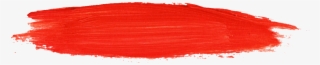 Free Download - Red Brush Stroke Png #8409910