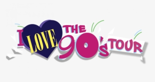 I Love The 90s Tour Logo1 - Graphic Design #8410437