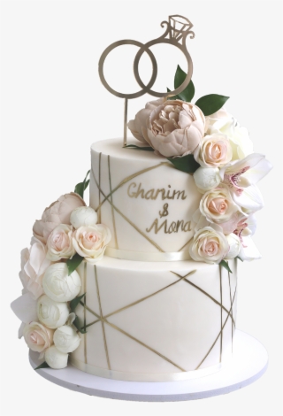 Golden Line Cake - Cake Decorating #8410606