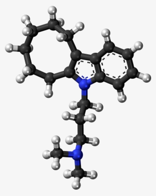 Iprindole Molecule Ball - Molecule #8410613