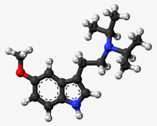 5 Meo Dipt Molecule Ball - Theobromine Png #8410779