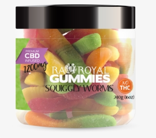 Gummies Jars Squiggly Worms - Fruit #8411531