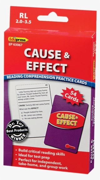 Tcr63067 Cause & Effect Practice Cards Red Level Image - Ink #8412043
