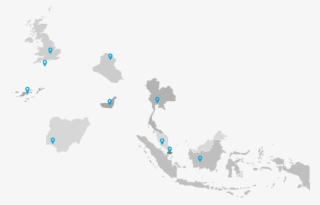 Img Location Map With Pins V2 - Southeast Asia And China #8412047