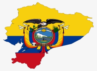 Ecuador Flag Map #8412602