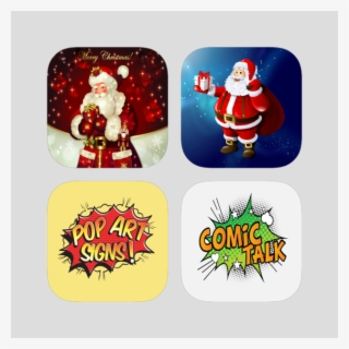 Christmas With Santa Clause Stickers 4 - Christmas Decoration #8413178