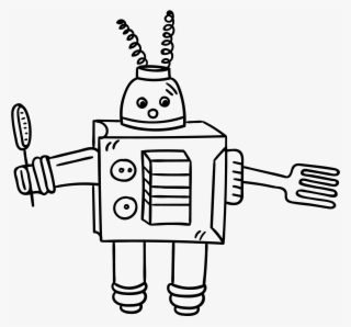 Junk Model Robot - Cartoon #8413350