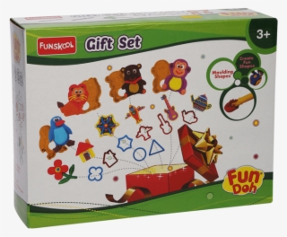 Unisex 5 Colour Tub Playdoh - Funskool Fun Doh Gift Set #8413624