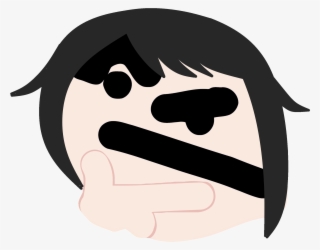 Distorted Thinking Emoji Transparent #8413868