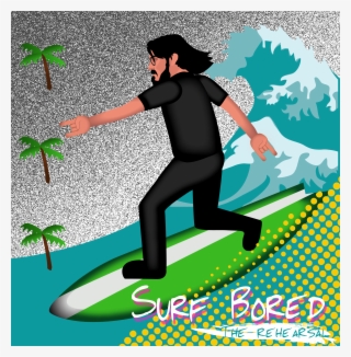 Click To Enlarge Surf Bored - Illustration #8414314