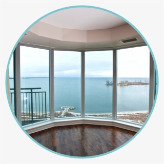 Man Installing Window Home Window View Of Beach - Window #8414933