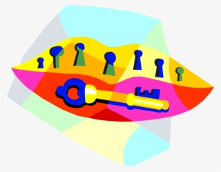 Vector Illustration Of "my Lips Are Sealed" Idiom With - Graphic Design #8417168