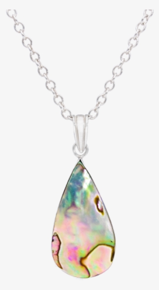 Abalone Shell Sterling Silver Necklace - Locket #8417292