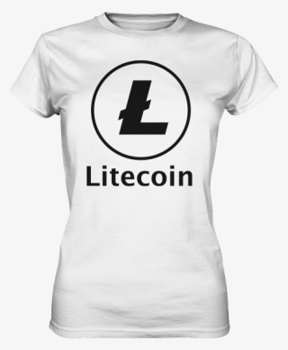Litecoin Dark Logo - T-shirt #8418164